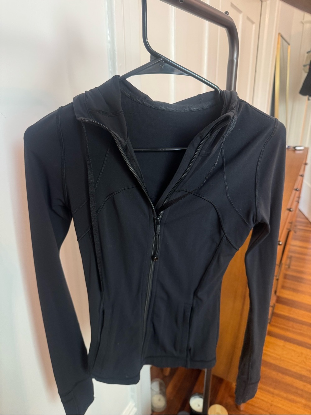 lululemon hooded define jacket in black